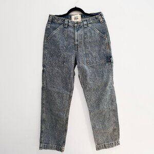 NWT BDG Vintage-style acid wash denim carpenter jeans